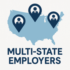 Insurance and benefits broker advising a multi-state employer using a PEO for compliance and risk management